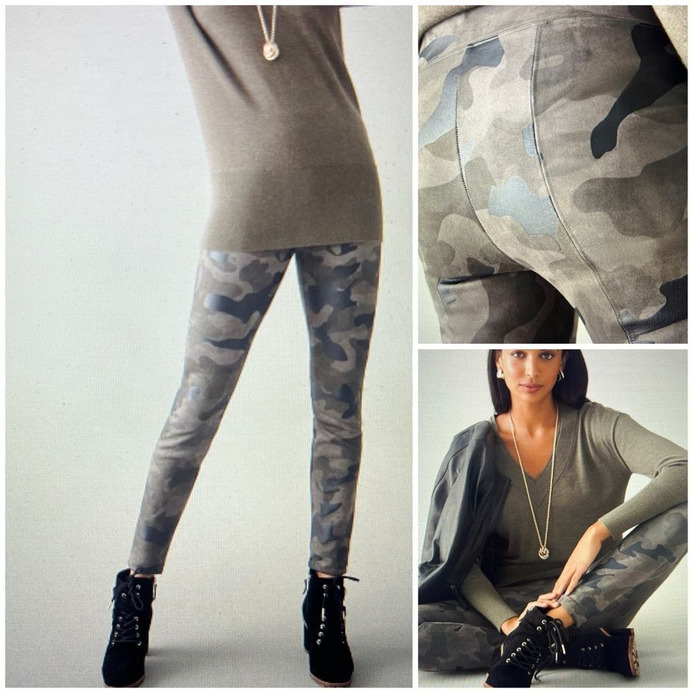 New! White House Black Market WHBM‎ Camo Runway Legging Camouflage Size 2 NWT